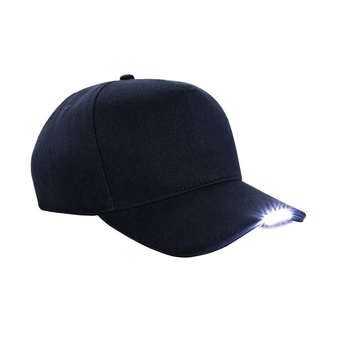 LED light cap Black