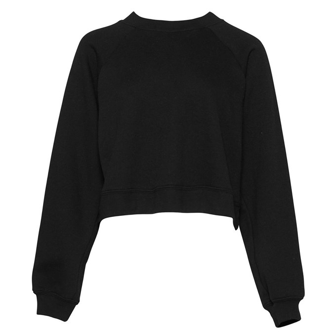 Women's raglan pullover fleece BE134 Black