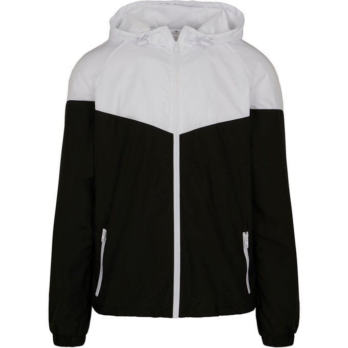 Build Your Brand Men's Two-tone tech windrunner jacket BY129