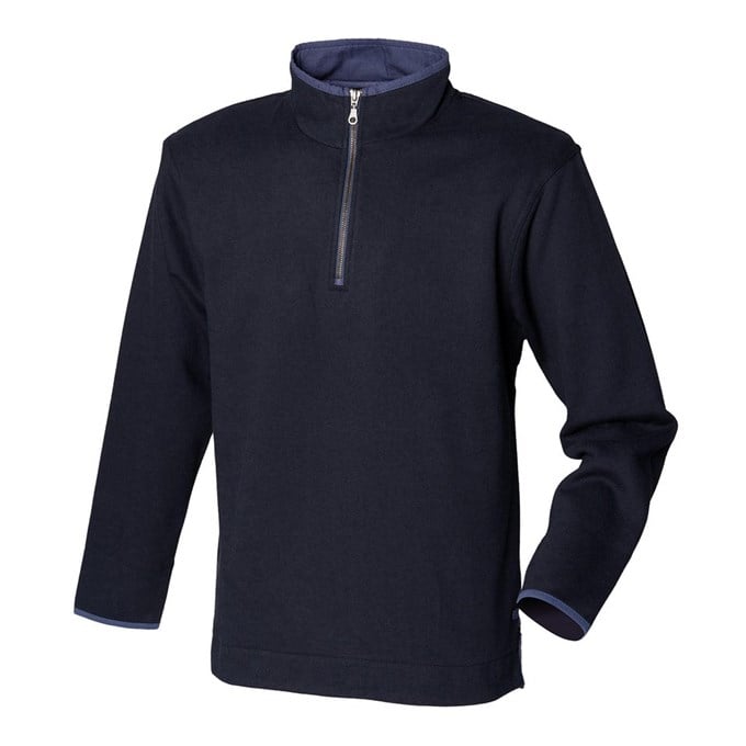 Supersoft ¼ zip sweatshirt Navy