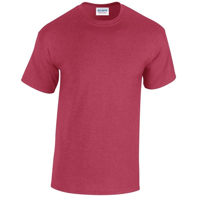 Heavy cotton adult t-shirt Antique Cherry Red
