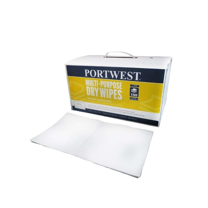 Portwest Multi Purpose Dry Wipes (150) IW90