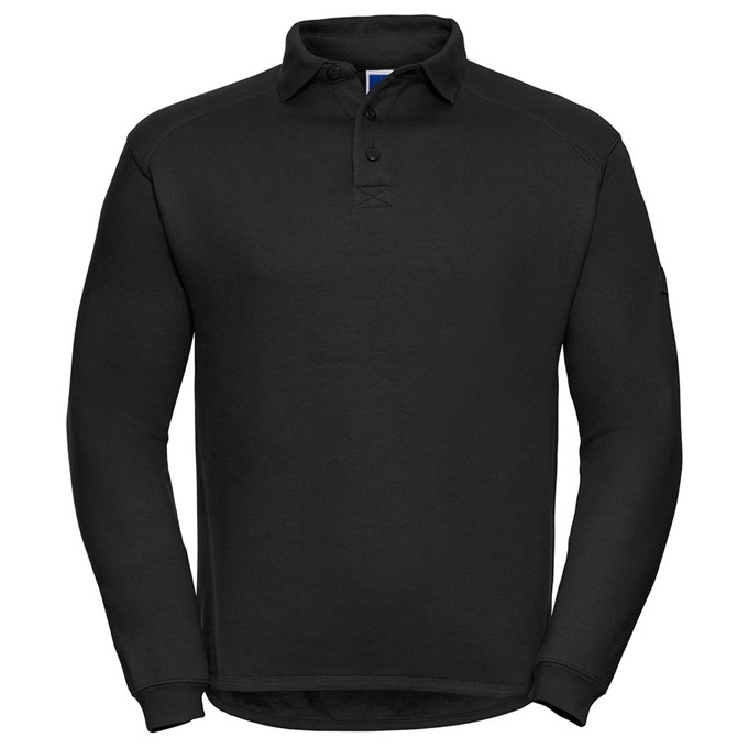 Heavy duty collar sweatshirt Black