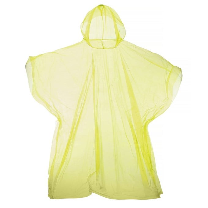 Emergency hooded plastic poncho JB003YELL Yellow