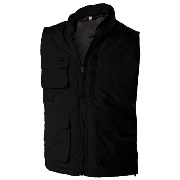 Quilted bodywarmer Black