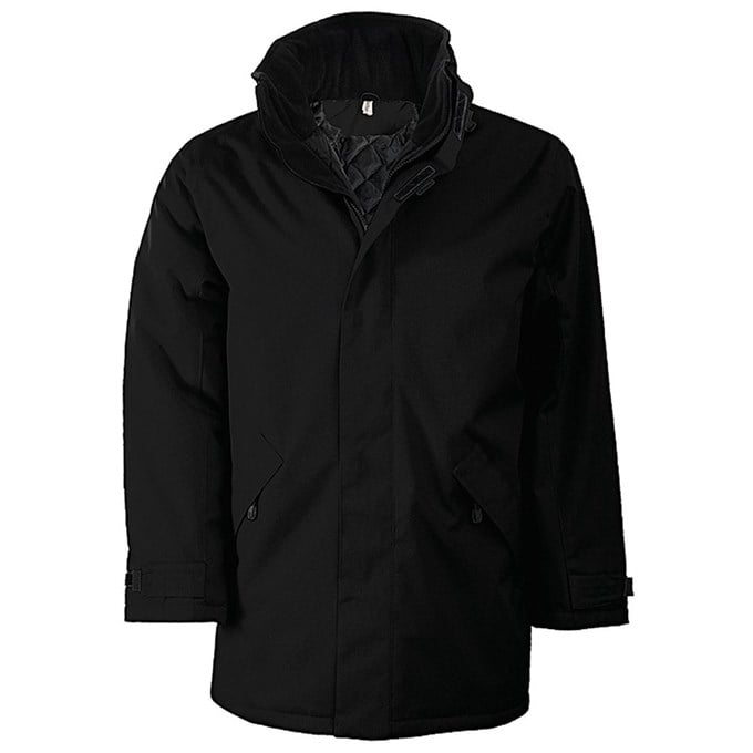 Parka padded jacket Black/ Black*