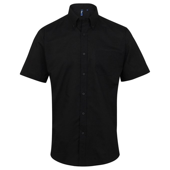 Signature Oxford short sleeve shirt Black