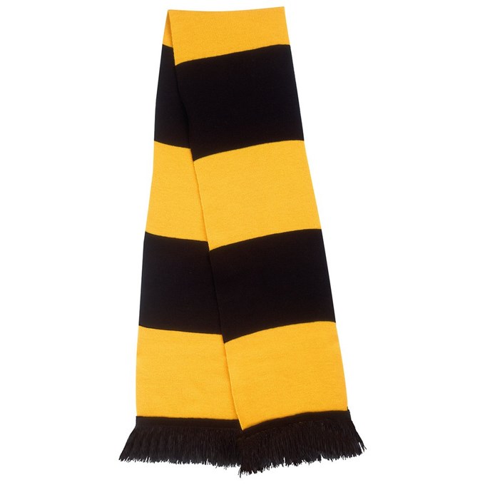The supporters scarf Black/ Gold