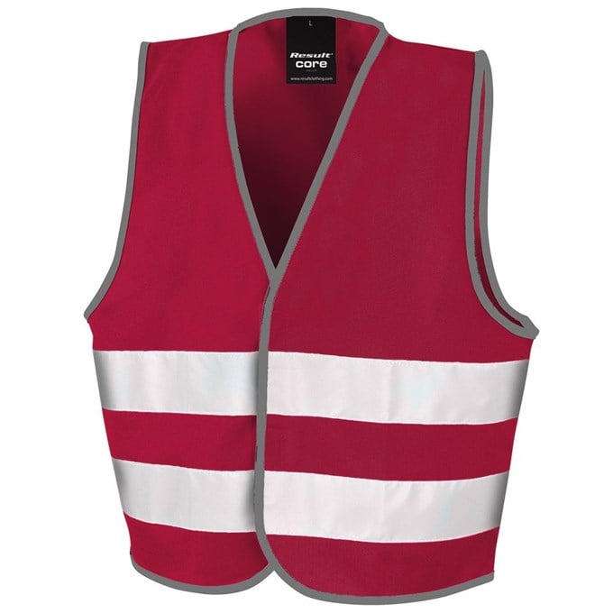 Core junior safety vest R200J Burgundy