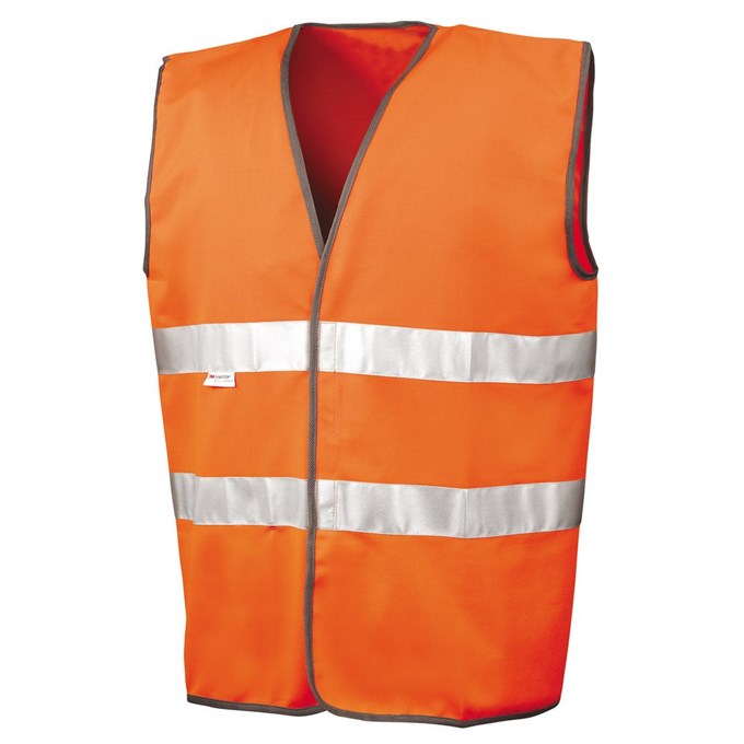 Safeguard motorist safety vest Fluorescent Orange