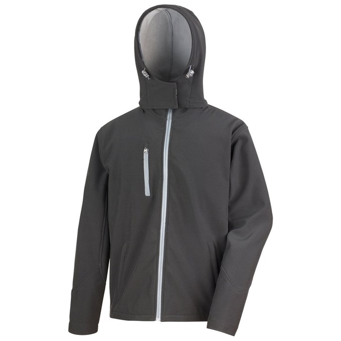Core TX performance hooded softshell jacket Black/ Grey