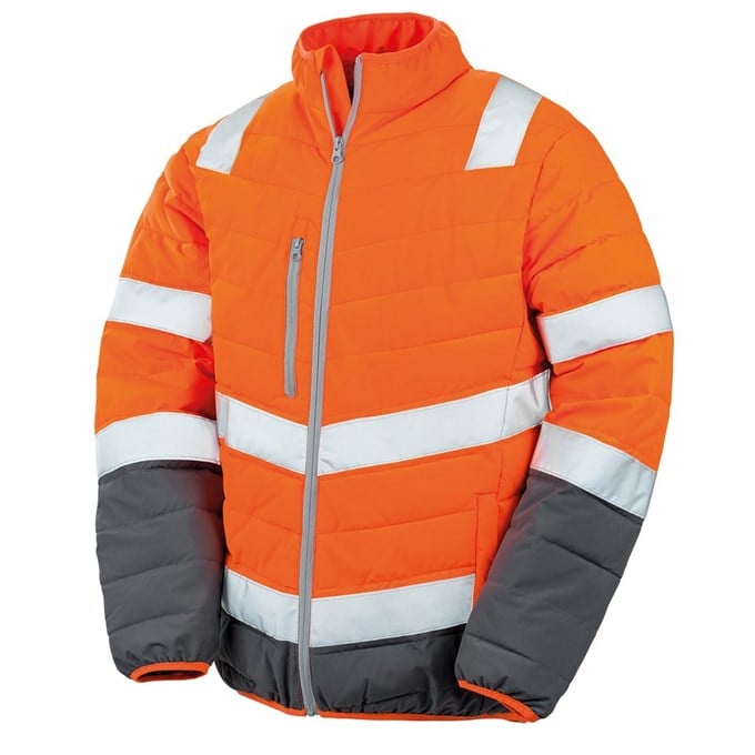 Soft padded safety jacket R325MFORA2XL Fluorescent Orange