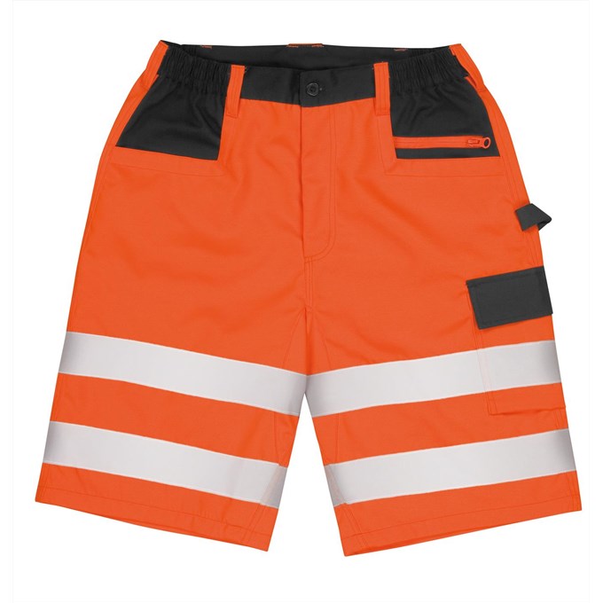 Result Core Men's Hi Vis Safety Cargo Shorts R328X