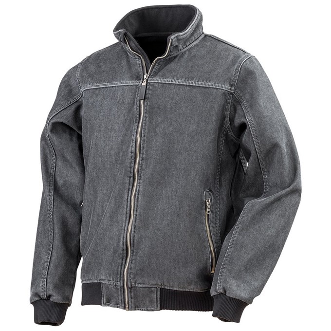 Result Men's Stonewash Denim Softshell Jacket R406X