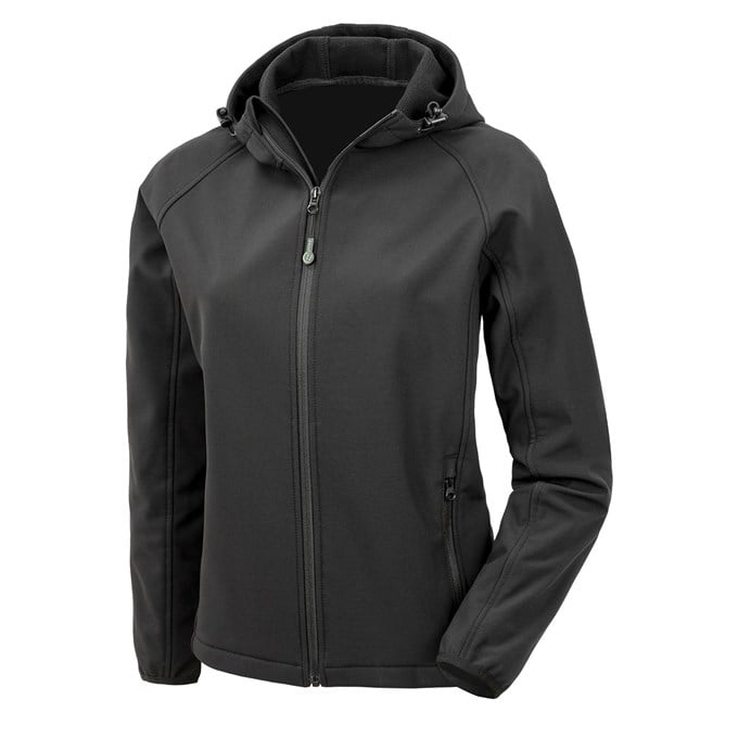 Result Genuine Recycled Women's 3-layer printable hooded softshell R911F