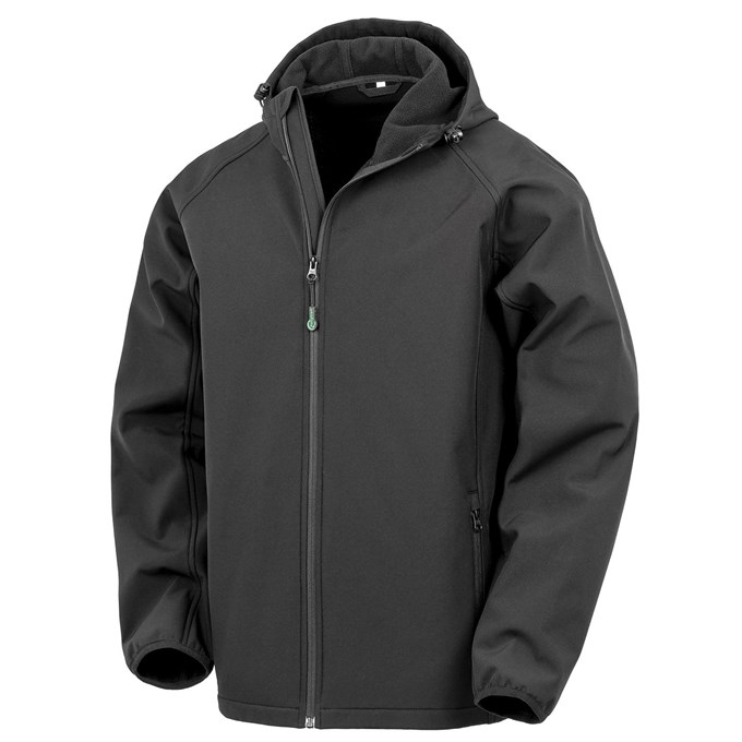 Result Genuine Recycled Men's 3-layer printable hooded softshell R911M