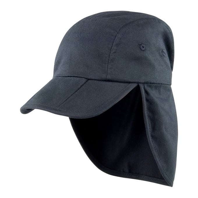 Junior fold-up legionnaire's cap Black