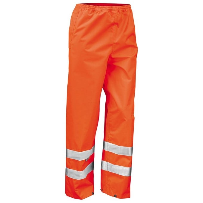 Safety hi-viz trousers Fluorescent Orange