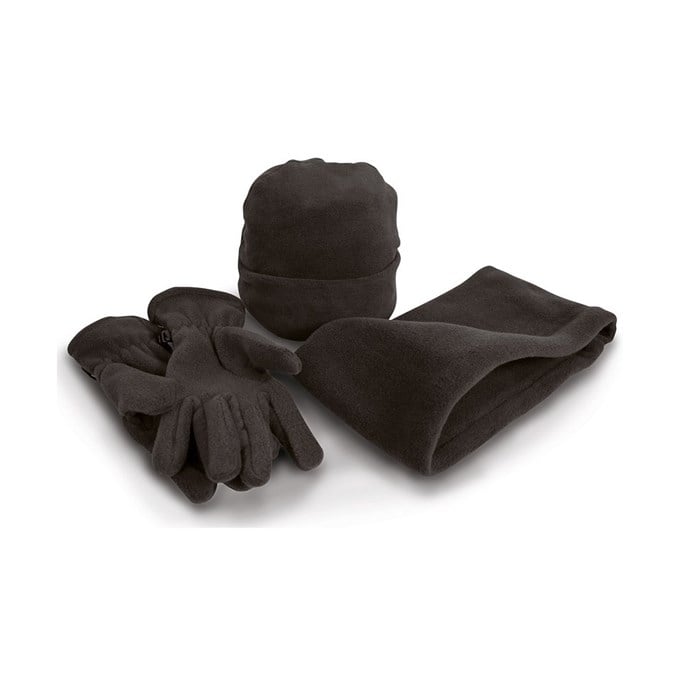 Active fleece accessory set Black
