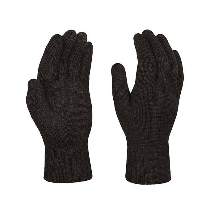 Knitted gloves Black