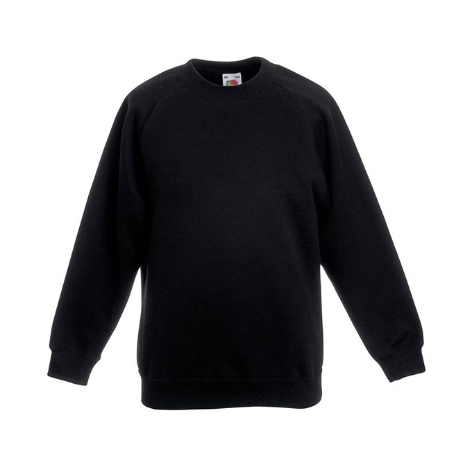 Classic 80/20 kids raglan sweatshirt Black