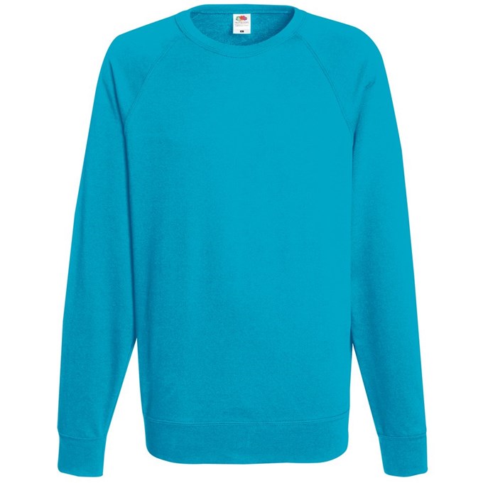 Lightweight raglan sweatshirt Azure Blue