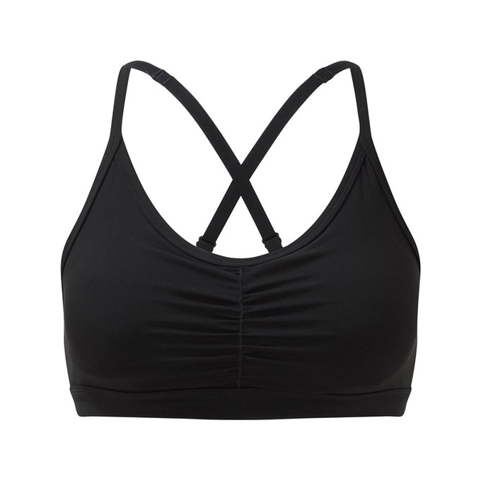 TriDri Women's TriDri® ruched sports bra (medium impact) TR923