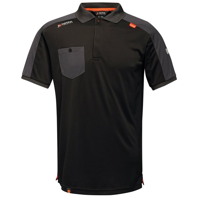 Offensive wicking polo TT032 Black