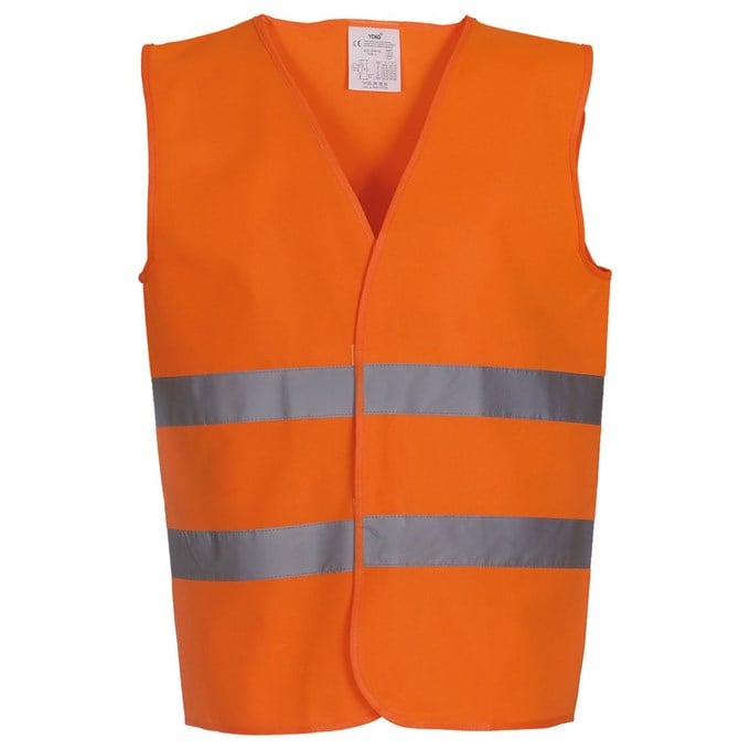 Hi-vis 2-band waistcoat (HVW102) Orange
