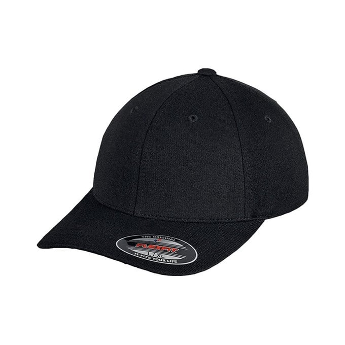Flexfit double Jersey cap (6778) Black