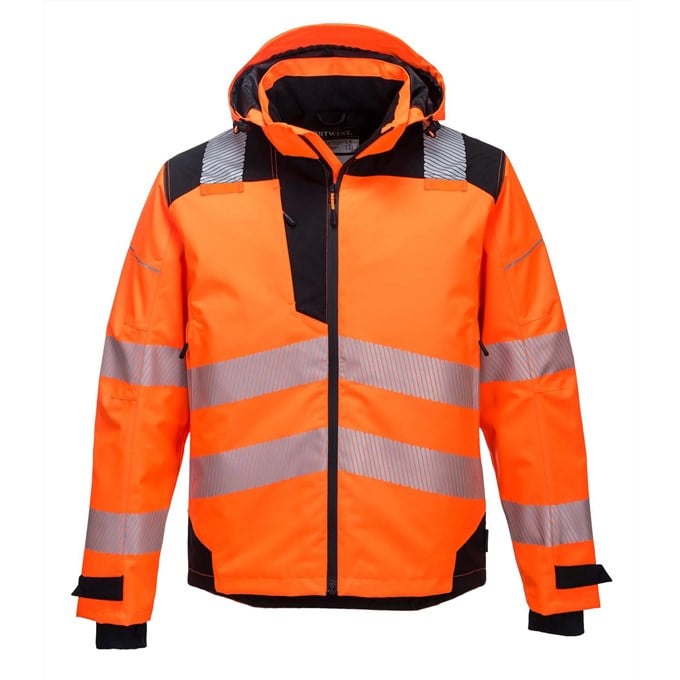 Portwest PW3 Extreme Rain Jacket -Orange/Black