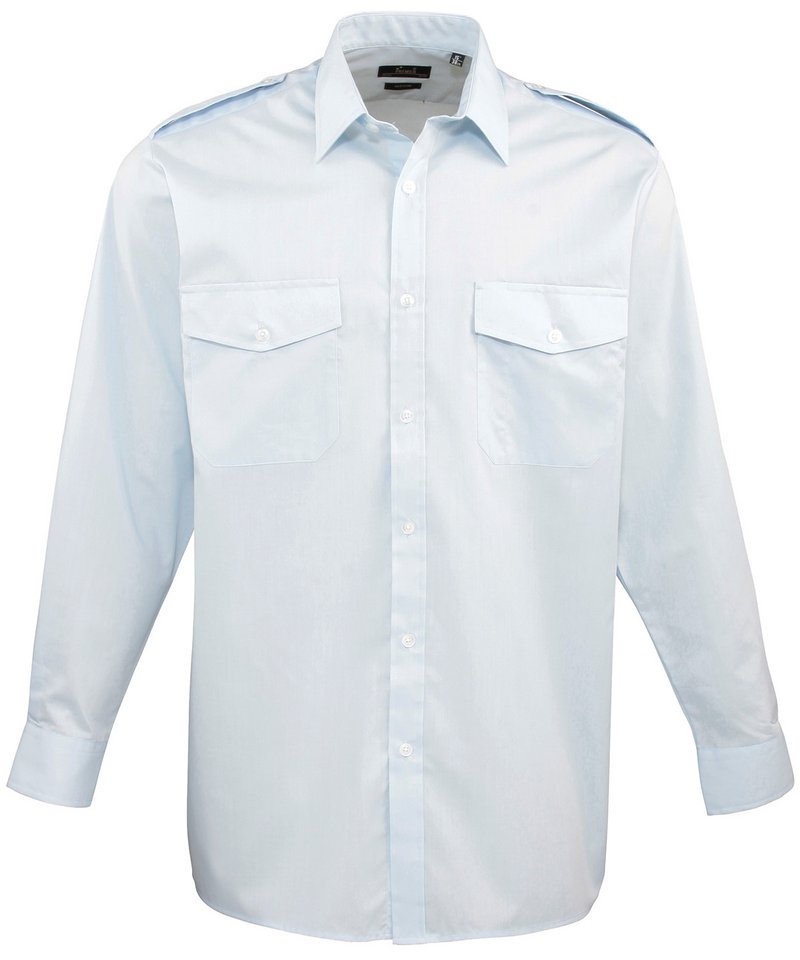 Premier Easycare Long Sleeved Pilot Shirt PR210