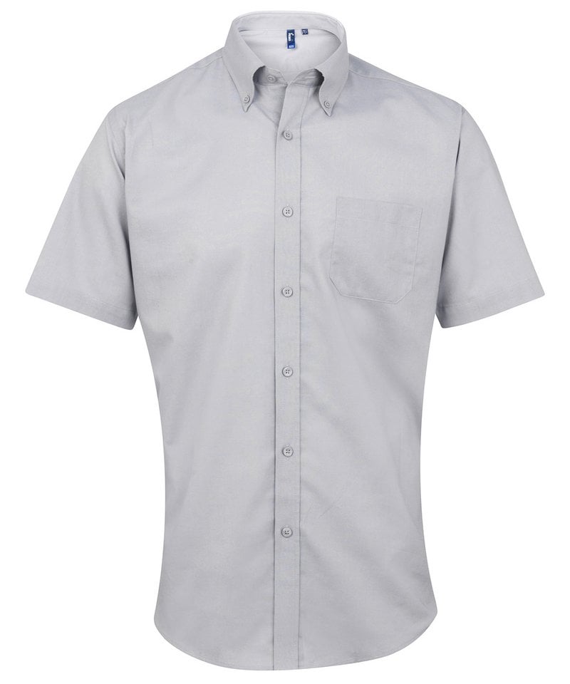 Premier Men's Signature Easy Care Short Sleeve Oxford Shirt PR236
