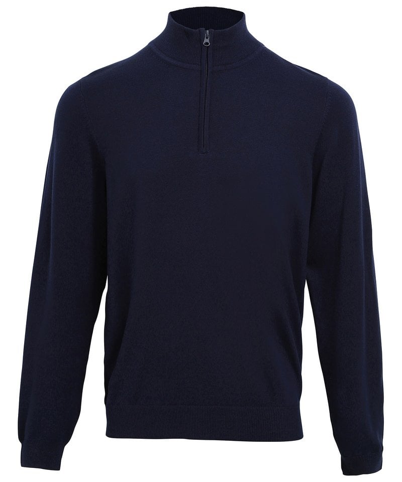Premier Men's ¼ Zip Knitted Sweater