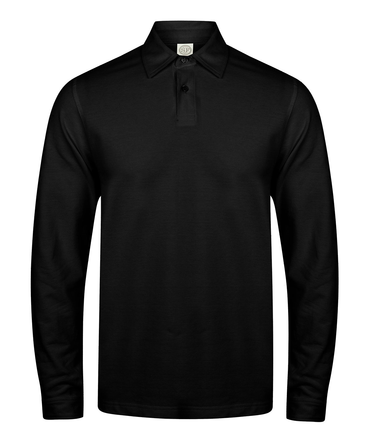 Skinni Fit Men's Stretch Fabric Long Sleeve Polo Shirt SFM44