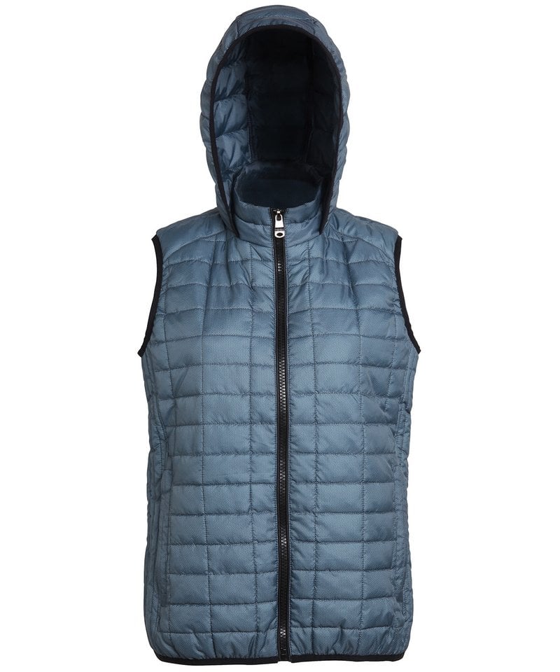 2786 Women's Honeycomb Hooded Quilted Gilet