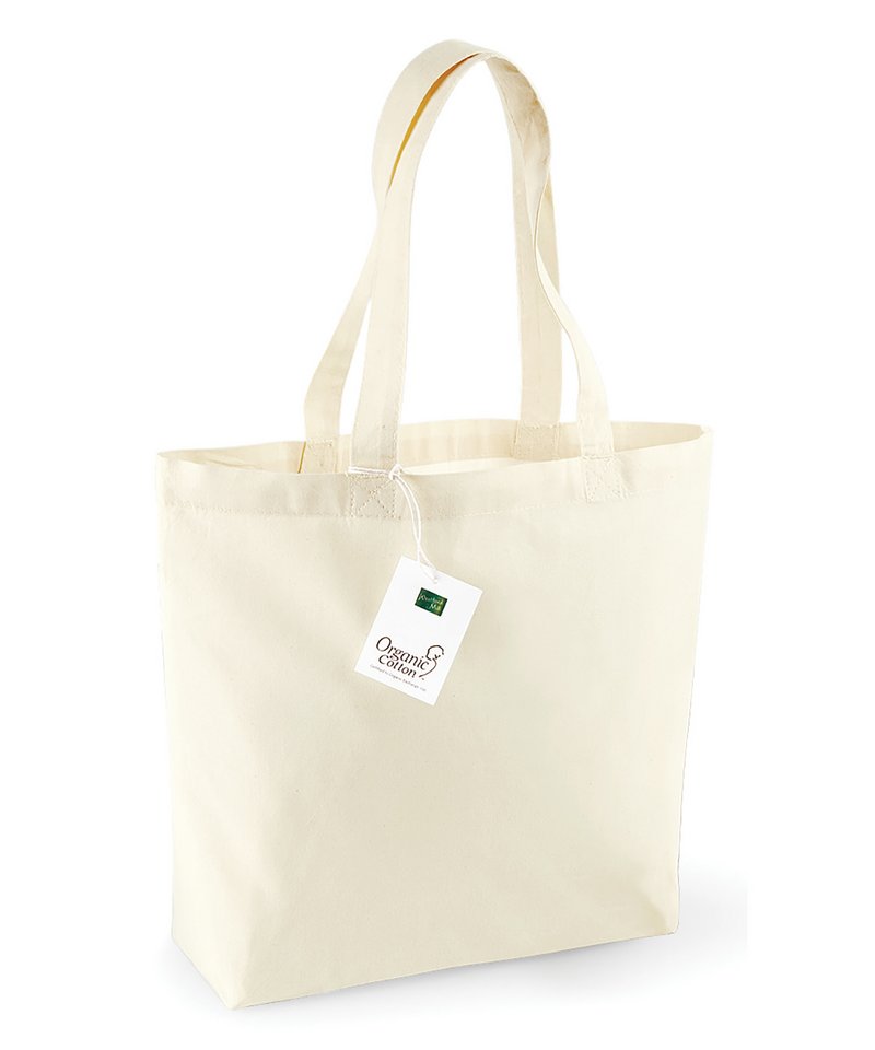 Moses Borsa Shopper In Cotone Biologico Con Motivo Floreale - Pratica Per La Spesa, La Spiaggia E Il Tempo Libero