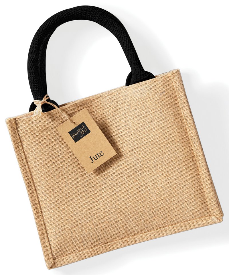 Westford Mill Laminated Jute Mini Gift Bag WM412